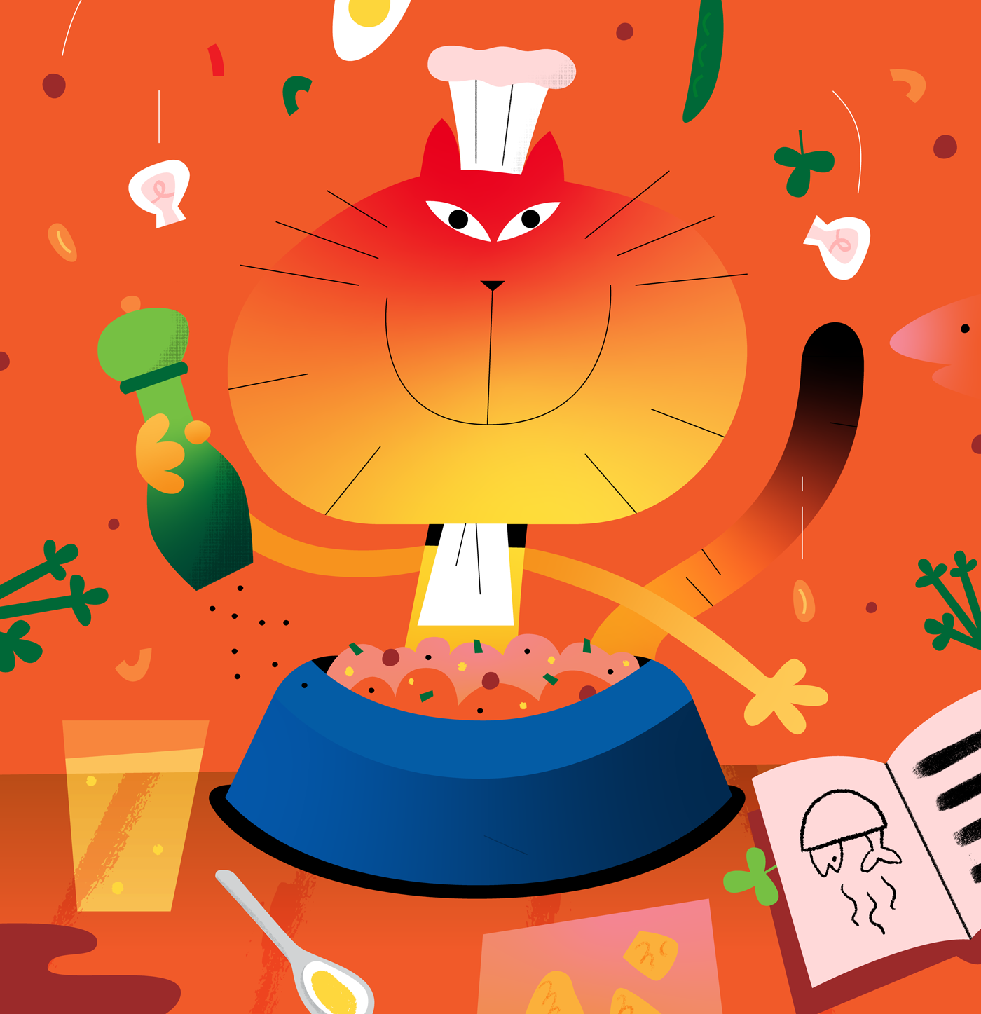 Cooking for cats