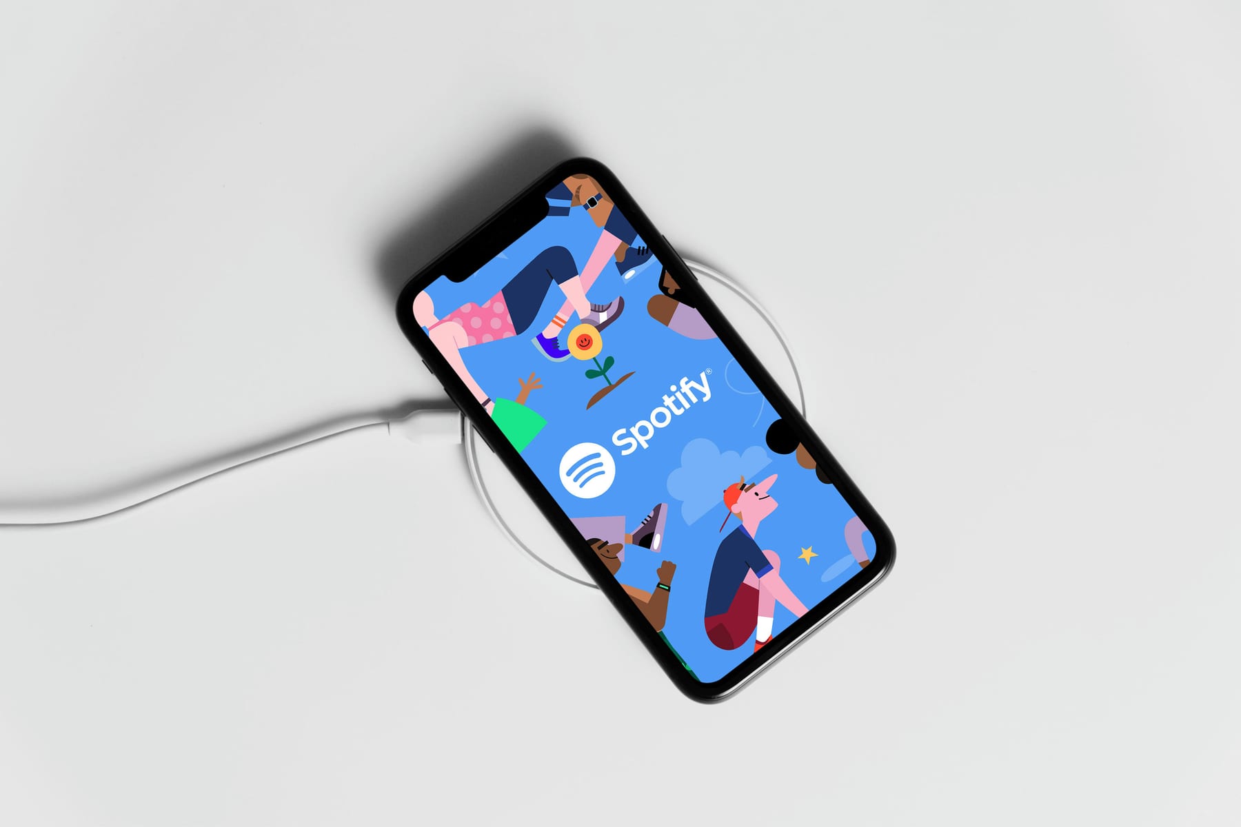 Spotify HIIT workout screens